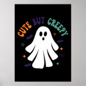 Schattig maar griezelig - Ghost - Grappig Hallowee Poster (Voorkant)