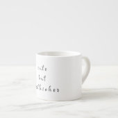 schattig maar overdenker espresso kop (Voorkant rechts)