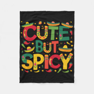 Schattig Maar Pittige Mexicaanse Tacos Sombrero Fi Fleece Deken