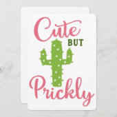 Schattig maar Prikkelig Kaart (Voorkant / Achterkant)