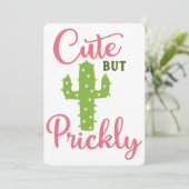 Schattig maar Prikkelig Kaart (Staand voorkant)