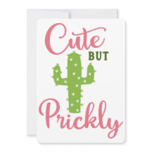 Schattig maar Prikkelig