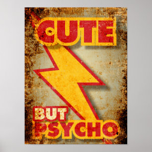 Schattig Maar Psycho Poster