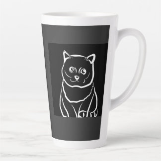Schattig maar Vervloekte Kat Latte Mok
