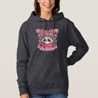 Schattig Maar Wild Coquette Wasbeer Hoodie