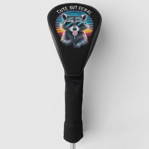 Schattig Maar Wild Grappig Wasbeer Golfheadcover