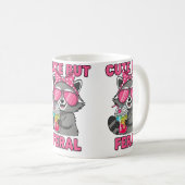 Schattig Maar Wild Koffiemok (Voorkant rechts)