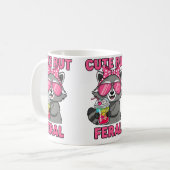 Schattig Maar Wild Koffiemok (Voorkant links)