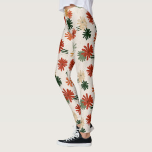 Schattig Madeliefjes Thema Krachttraining Crossfit Leggings
