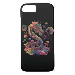 schattig-magie-fantasie-chineese-draak-illustratie iPhone 8/7 hoesje