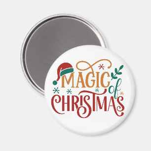 Schattig 'Magie van Kerstmis' Magneet