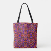 Schattig magisch bloemmotief tote bag (Achterkant)