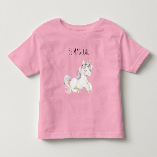 Schattig Magisch Eenhoorn Kinder Shirts (Voorkant)