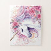 Schattig Magisch Eenhoorn Legpuzzel (Verticaal)