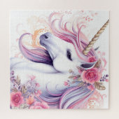 Schattig Magisch Eenhoorn Legpuzzel (Horizontaal)