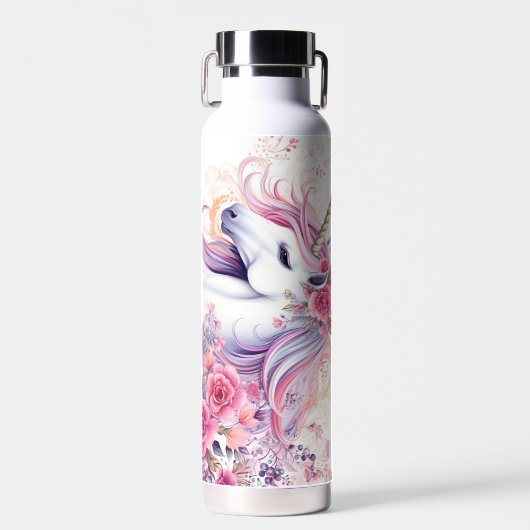 Schattig Magisch Eenhoorn Waterfles (Voorkant)