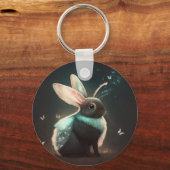 Schattig Magisch Fee Konijn Konijn Sleutelhanger (Voorkant)