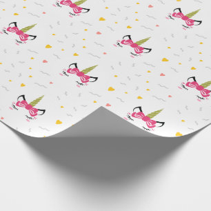 Schattig Magisch Slaap Unicorn Cadeaupapier