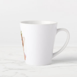 Schattig Magische Bloemen Kroon Baby Fee Latte Mok