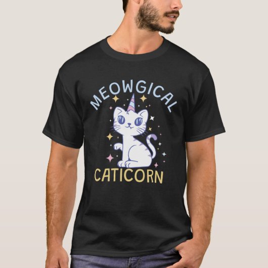 Schattig Magische Katicorn T-shirt (Voorkant)