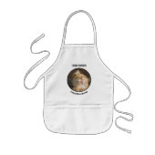 Schattig Maine Coon Cat Custom Photo Template Kinder Schort (Voorkant)