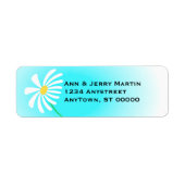 schattig maiskunst aangepaste retouradreslabels etiket (Voorkant)