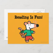 Schattig Maisy Loves to Read Briefkaart (Voorkant / Achterkant)