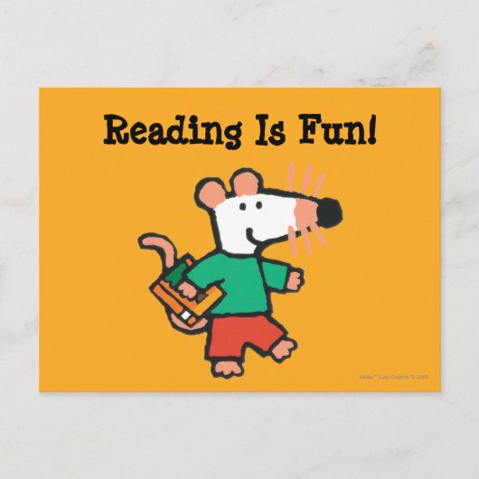 Schattig Maisy Loves to Read Briefkaart (Voorkant)