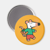 Schattig Maisy Loves to Read Magneet (Voorkant / Achterkant)