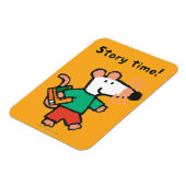 Schattig Maisy Loves to Read Magneet (Linkerzijde)