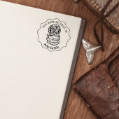 Schattig Maltees hondenboek Rubberstempel