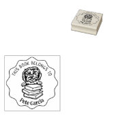 Schattig Maltees hondenboek Rubberstempel (Gestempeld)