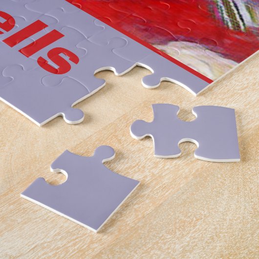 Schattig Maltees Puppy Lover Legpuzzel (Zijkant)