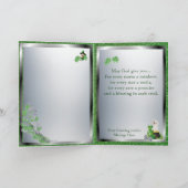 Schattig Maltees Puppy - St. Patrick het Bericht Kaart (Binnen)