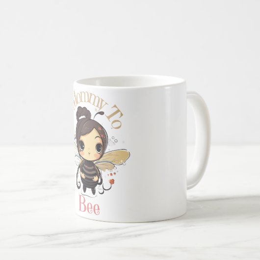 Schattig Mama-to-Bee Mok Cadeau (Voorkant rechts)