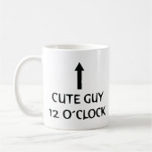 schattig man 12 uur koffiemok (Links)