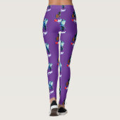 Schattig mandarijnpair leggings (Achterkant)