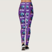 Schattig mandarijnpair leggings (Achterkant)