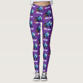 Schattig mandarijnpair leggings