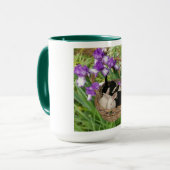 Schattig mandje Baby Bunnies Mok (Voorkant links)