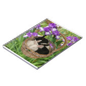 Schattig mandje Baby Bunnies Notitieboek (Linkerzijde)