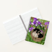 Schattig mandje Baby Bunnies Notitieboek (Binnen)