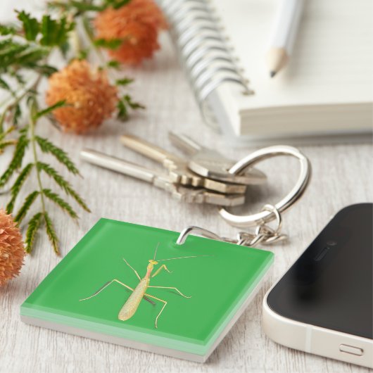 Schattig Mantis Sleutelhanger (Voorkant Rechts)