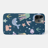 Schattig marien leven naadloos patroon Case-Mate iPhone case (Achterkant (horizontaal))