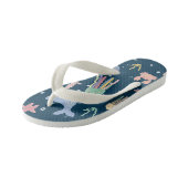 Schattig marien leven naadloos patroon kinder teenslippers (Schuin)