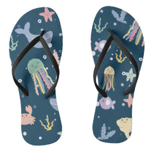 Schattig marien leven naadloos patroon teenslippers