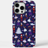 Schattig Marine Notenkraker Kerstpatroon Case-Mate iPhone Case (Achterkant)