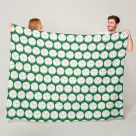 Schattig Matcha Latte Geest Fleece Deken