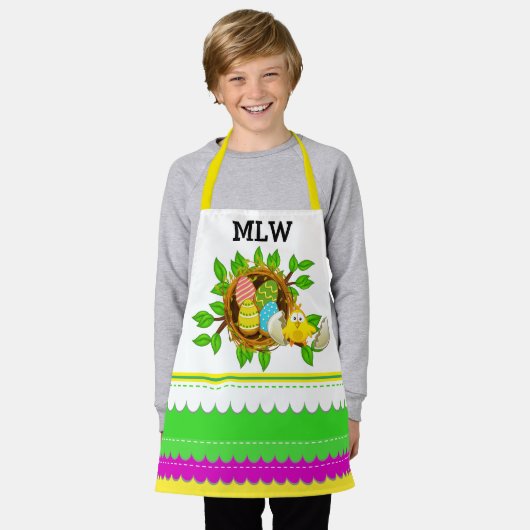 Schattig "Matching" SPRING Cookies Schort (Gedragen)