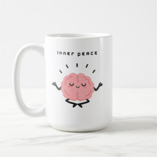 Schattig Mediterend Brein & Minimalistische Innerl Koffiemok